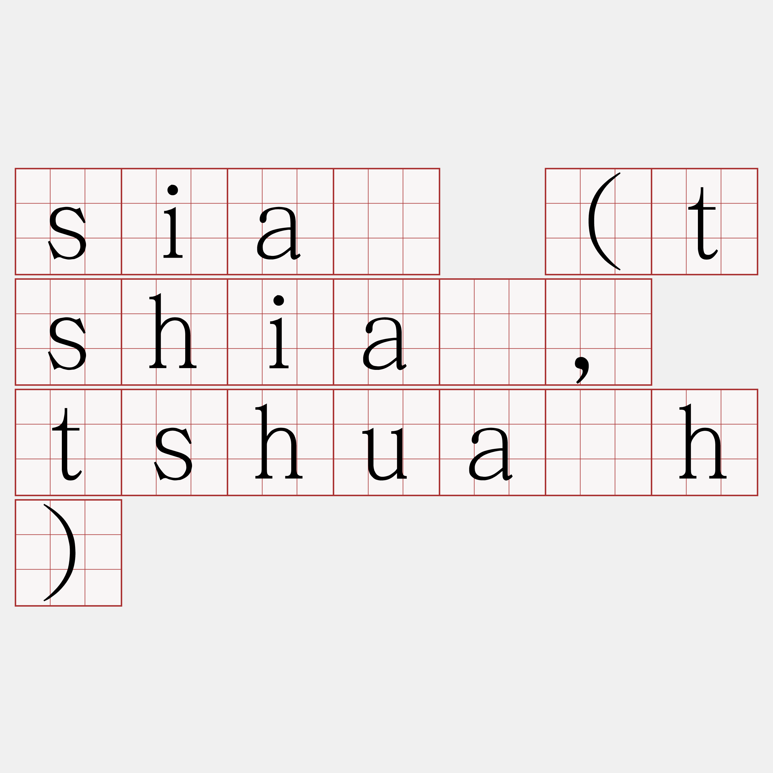 siâ (tshiâ, tshua̍h)